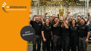 maintenance Instandhaltungspreis 2025 - jetzt einreichen!