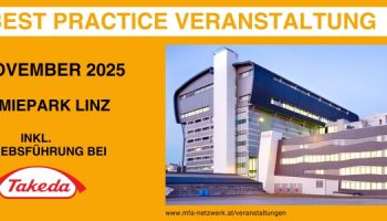MFA Best Practice Veranstaltung am Chemiepark Linz, 19.11.2025