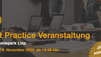 MFA Best Practice Veranstaltung am 19.11. am Chemiepark Linz