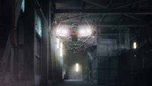 Indoor-Drohne in Aktion, Elios 3 von Aerovision