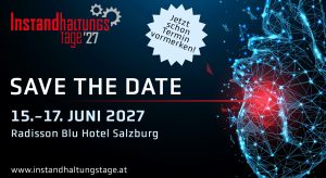Instandhaltungstage 2027, 15.-17. Juni, Salzburg