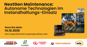 MFA Expert Circle NextGen Maintenance bei der Wien Energie, 14.10.2026