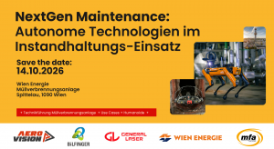 MFA Expert Circle NextGen Maintenance bei der Wien Energie, 14.10.2026
