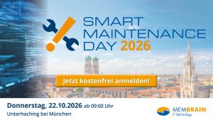 Praxistag Smart Maintenance 2026, 22.10.2026, München