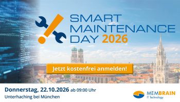 Praxistag Smart Maintenance 2026, 22.10.2026, Unterhaching bei München