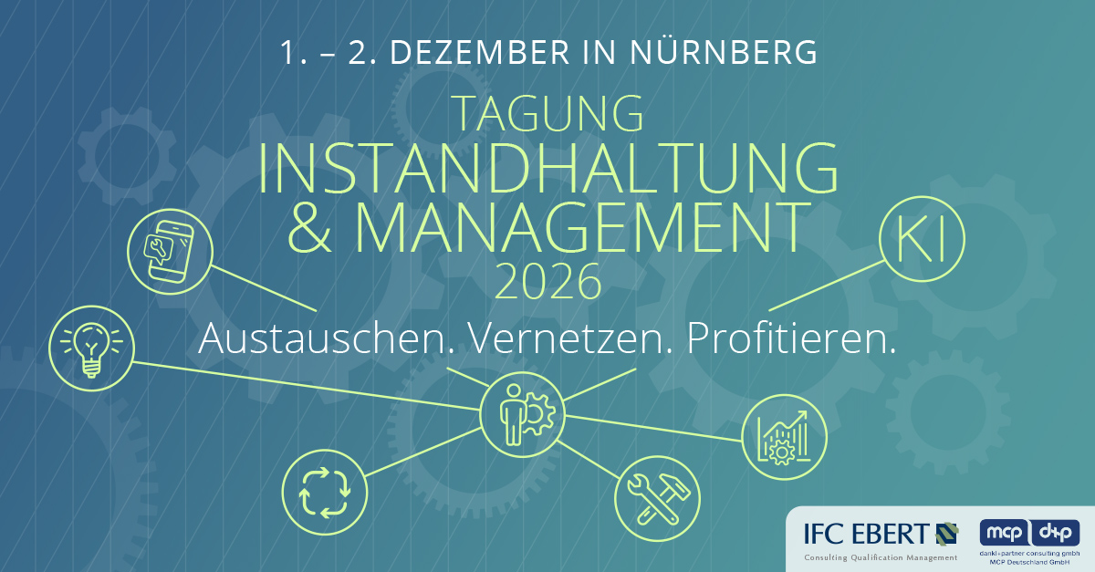 Tagung Instandhaltung & Management am 1./2. Dezember in Nürnberg
